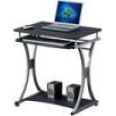 Techly Cita datorprece Techly  Compact computer desk 700x550 with sliding keyboard tray Black