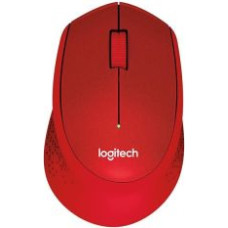 Logitech Datora pele Logitech  MOUSE USB OPTICAL WRL M330/SILENT RED 910-004911