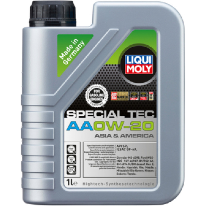 Liqui Moly Motoreļļa Special Tec AA 0W-20 4L