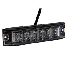 Axixtech LED horizontāls signāla lukturis, dzeltens 129.2x31.4x16.8mm