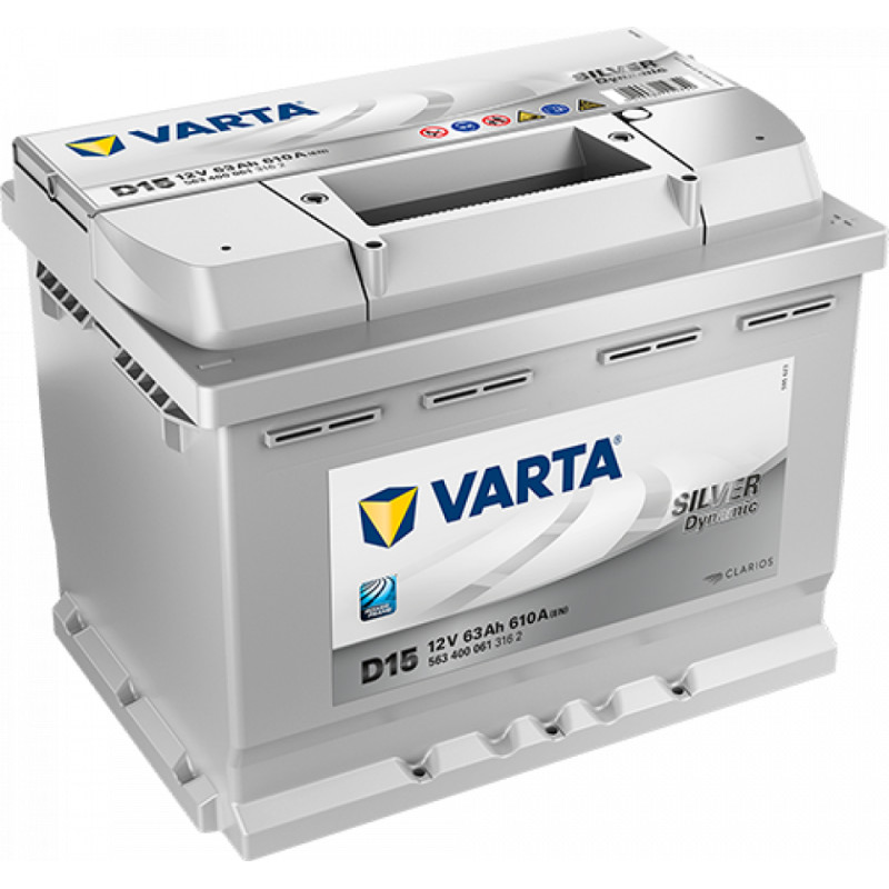 Varta Akumulators VARTA Silver Dynamic D15 63AH 610A