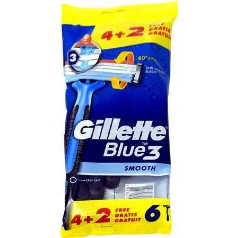 Gillette Blue3 (4+2) skuvekļi