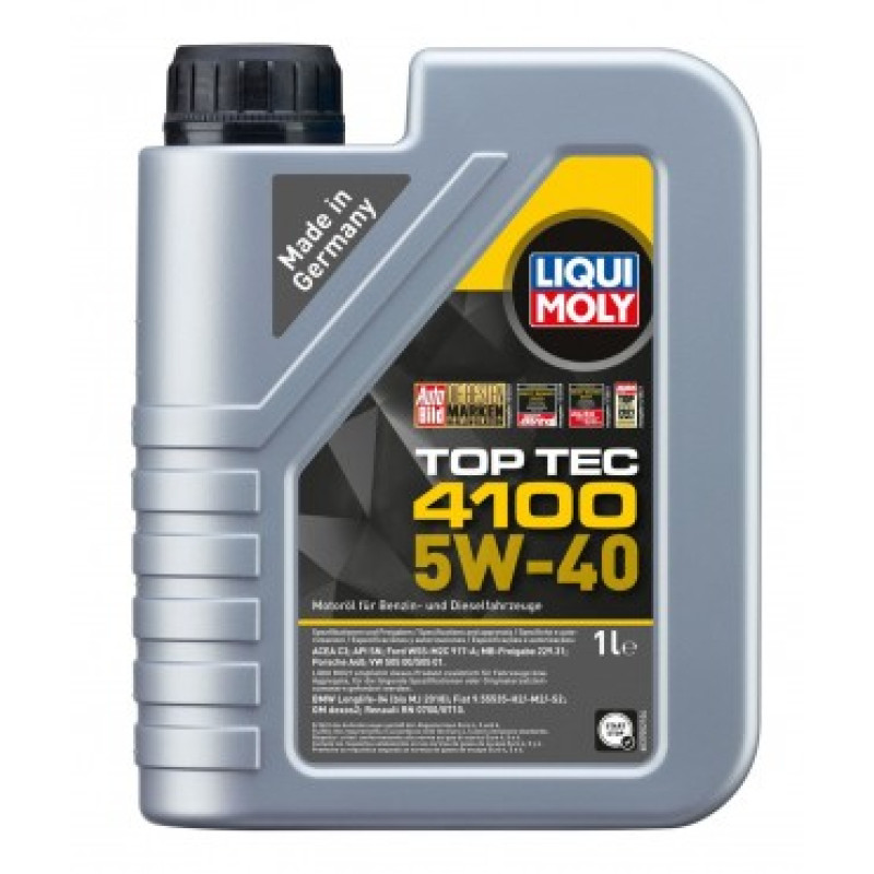 Liqui Moly Motoreļļa TOP TEC 4100 5W-40 1L