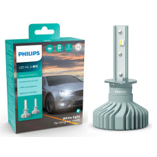 Philips LED auto spuldžu pāris – Ultinon Pro5, H1, 12W, 1100lm, 5800K