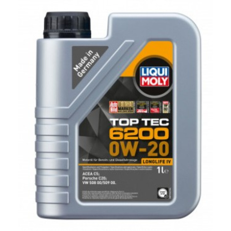 Liqui Moly Motoreļļa TOP TEC 6200 0W-20
  1L