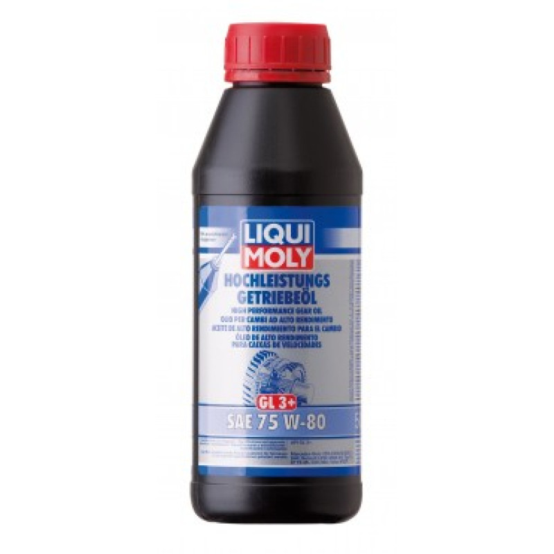 Liqui Moly Transmisijas eļļas Hochleistungs-Getriebeöl (GL3+) SAE 75W-80 500 ml