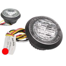 911Signal LED horizontal signal lighthead, sarkana