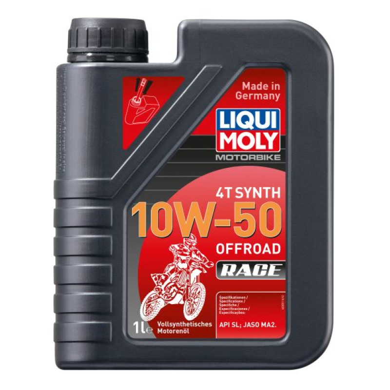 Liqui Moly Motociklu eļļa Motorbike 4T Synth 10W-50 Offroad Race 1 L