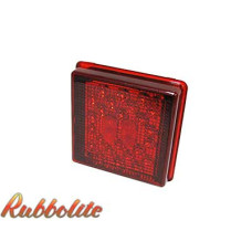 Rubbolite LED aizmugurējais lukturis 96x96mm