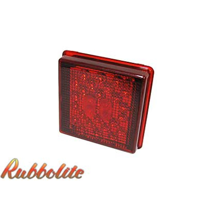 Rubbolite LED aizmugurējais lukturis 96x96mm