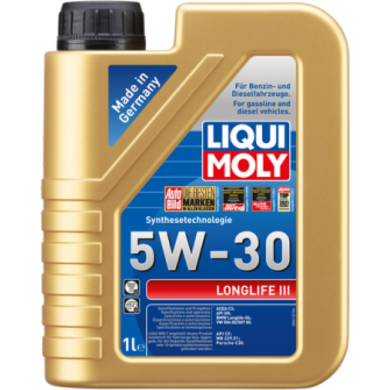 Liqui Moly Motoreļļa Longlife III 5W-30
  1L