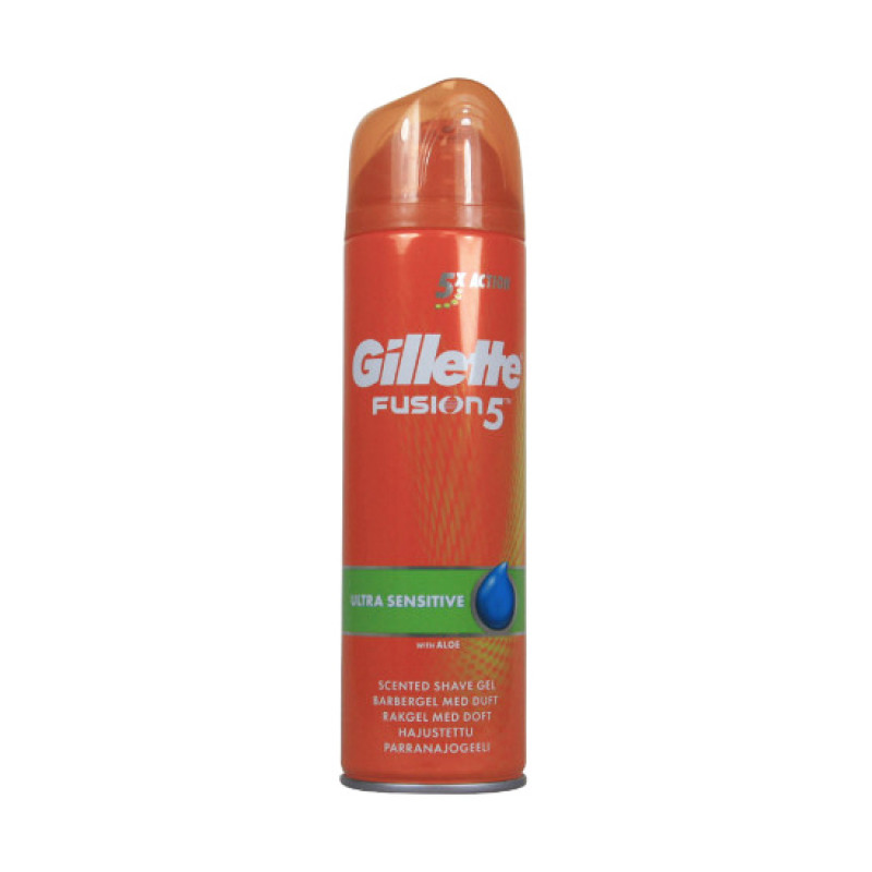 Gillette Fusion5 skūšanās želeja ļoti jutīgai ādai 200ml