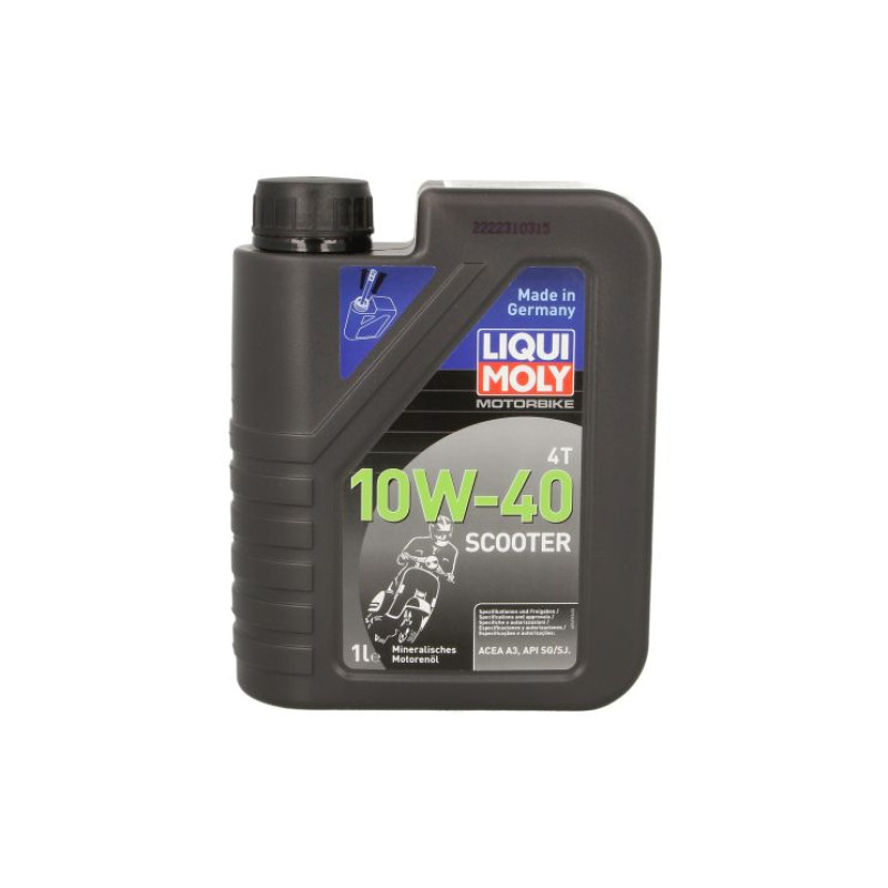 Liqui Moly Motociklu eļļa Motorbike 4T 10W-40 Scooter 1 L