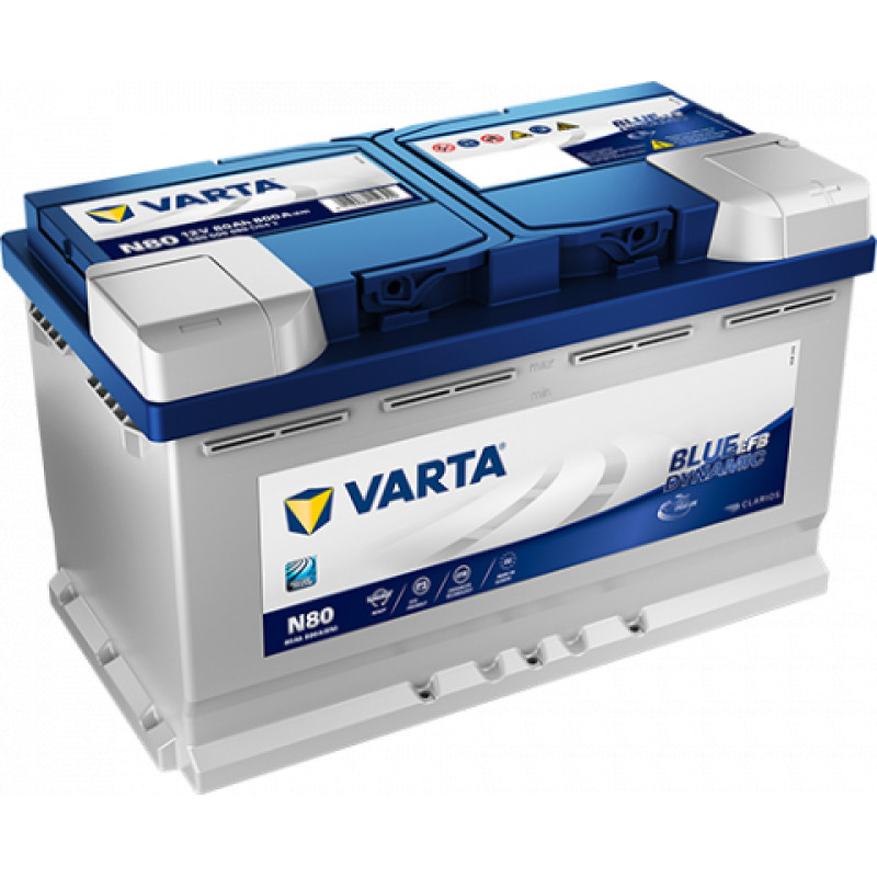 Varta Akumulators VARTA Blue Dynamic EFB N80 80AH 800A