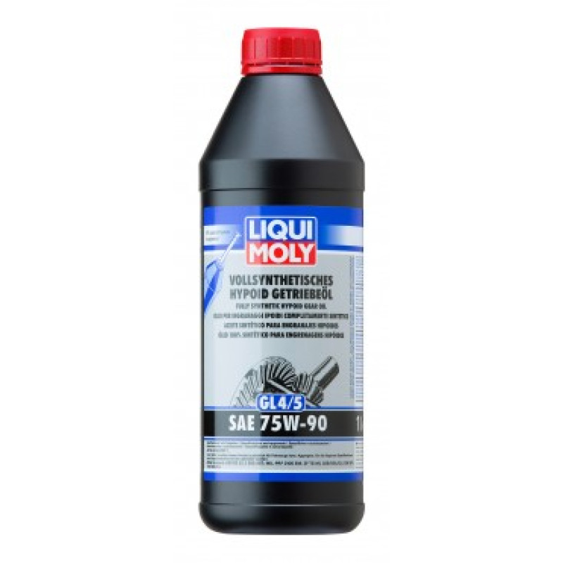 Liqui Moly Transmisijas eļļas Vollsynthetisches Hypoid-Getriebeöl (GL4/5) 75W-90 1L