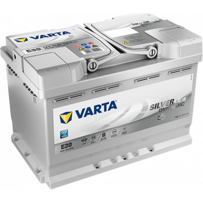 Varta Akumulators VARTA Silver Dynamic AGM E39 70AH 760A