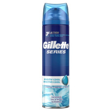 Gillette Sensitive Cool atsvaidzinoša skūšanās želeja 200ml