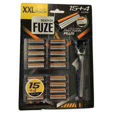 Body-X Fuze 15 + 4 vienreizējie  skuvekļi