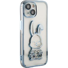 Ilike Aizmugurējais vāciņš iLike Apple iPhone 15 Silicone Case Print Desire Rabbit Blue