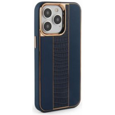 Ilike Aizmugurējais vāciņš iLike Apple iPhone 14 Pro Leather Case Customized Midnight Blue