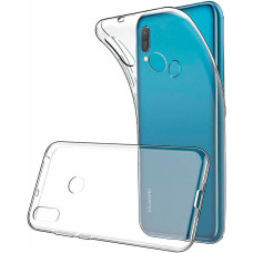 Evelatus Aizmugurējais vāciņš Evelatus Huawei Y6 2019 Clear Silicone Case 1.5mm TPU Transparent