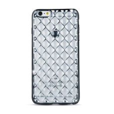 Greengo Aizmugurējais vāciņš GreenGo Apple iPhone 7 Plus Grid case Silver