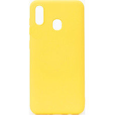 Evelatus Aizmugurējais vāciņš Evelatus Samsung Galaxy A20E Nano Silicone Case Soft Touch TPU Yellow