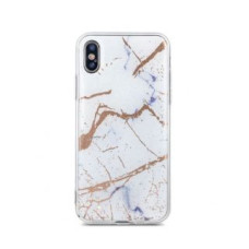 Ilike Aizmugurējais vāciņš iLike Samsung Galaxy S10e Marmur case White