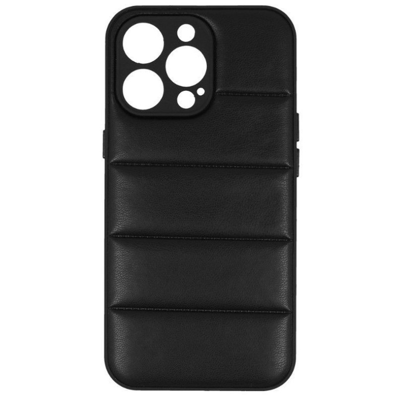 Ilike Aizmugurējais vāciņš iLike Samsung GALAXY A14 4G LEATHER 3D CASE Black