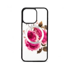 Evelatus Aizmugurējais vāciņš Evelatus Apple iPhone 14 Pro Max Leather Case Zipper Design Flower White