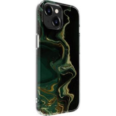 Evelatus Aizmugurējais vāciņš Evelatus Apple iPhone 15 Plus PC Customized Print Design Marble Dark Green