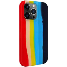 Evelatus Aizmugurējais vāciņš Evelatus Apple iPhone 15 Pro Max Silicone case Multi-Colored Rainbow