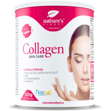 Nature's Finest Collagen SkinCare with Naticol. 100% dabisks, hidrolizēts anti-age kolagēns, bagātināts ar patentētu Naticol®, zinātniski pierādīta efektivitāte. 120g