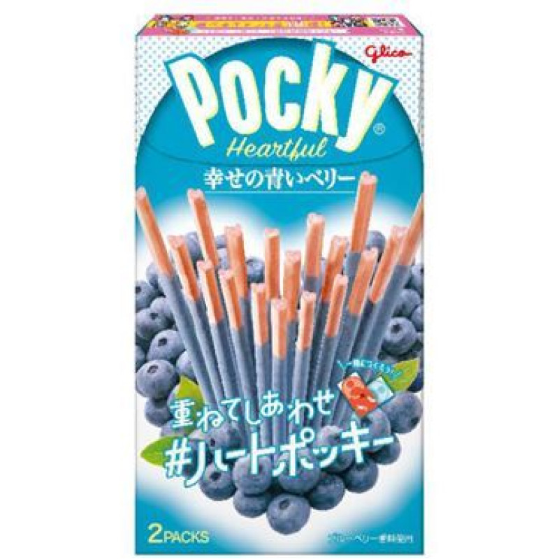 Палочки бисквитные Pocky с чернично-кремовой глазурью 54,6 г