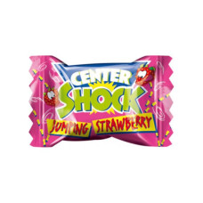 Center Shock chewing gum with strawberry flavor 4g