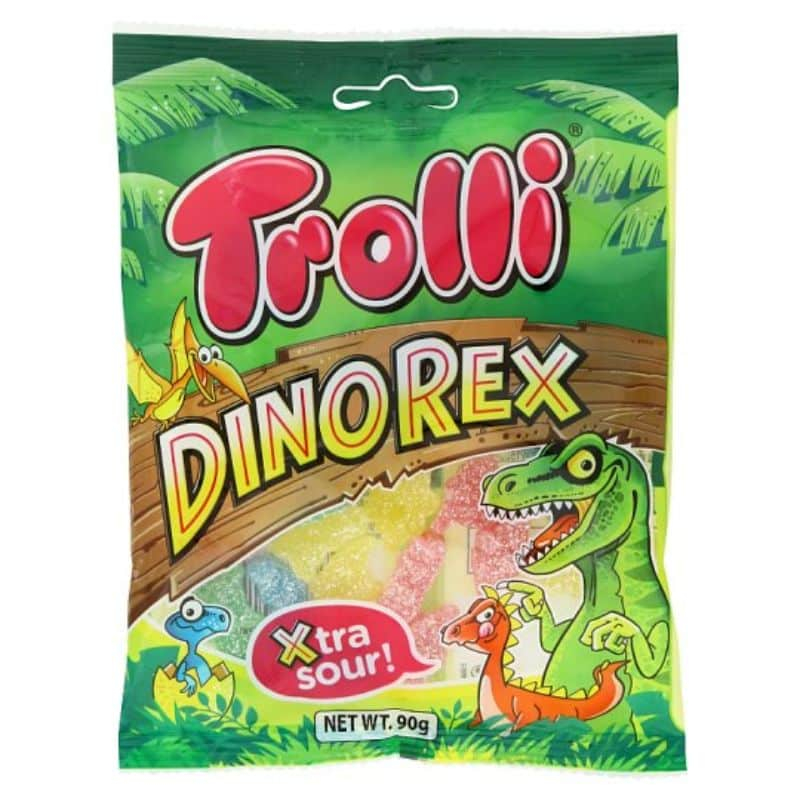 Trolli Dinorex želejas konfektes 200g