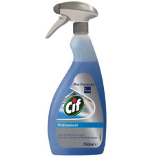 Cif professional glass and interior universal cleaner 750ml