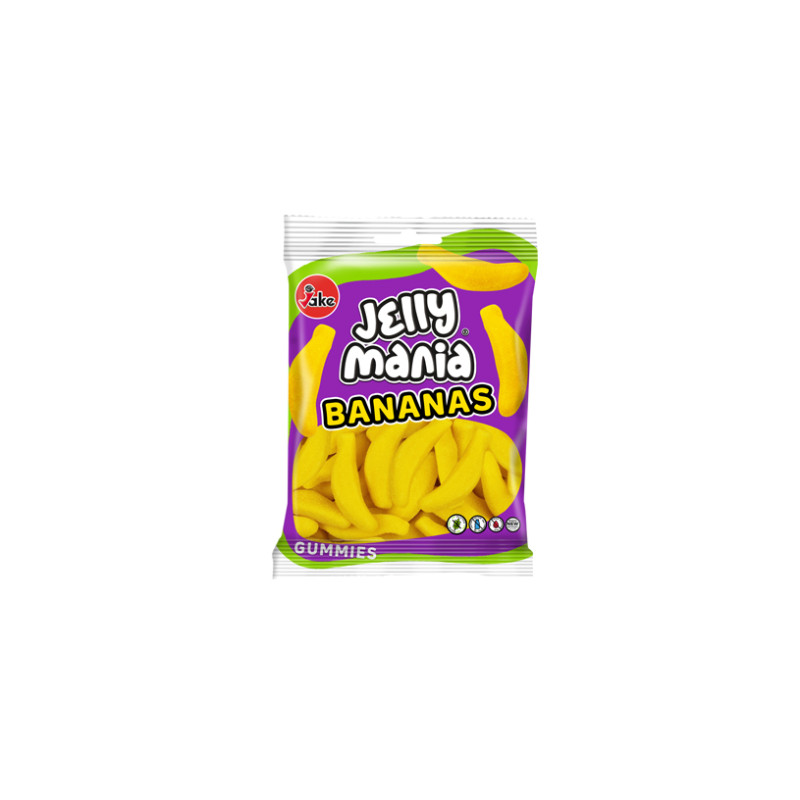 JAKE Jelly Mania Bananas želejas konfektes 100g