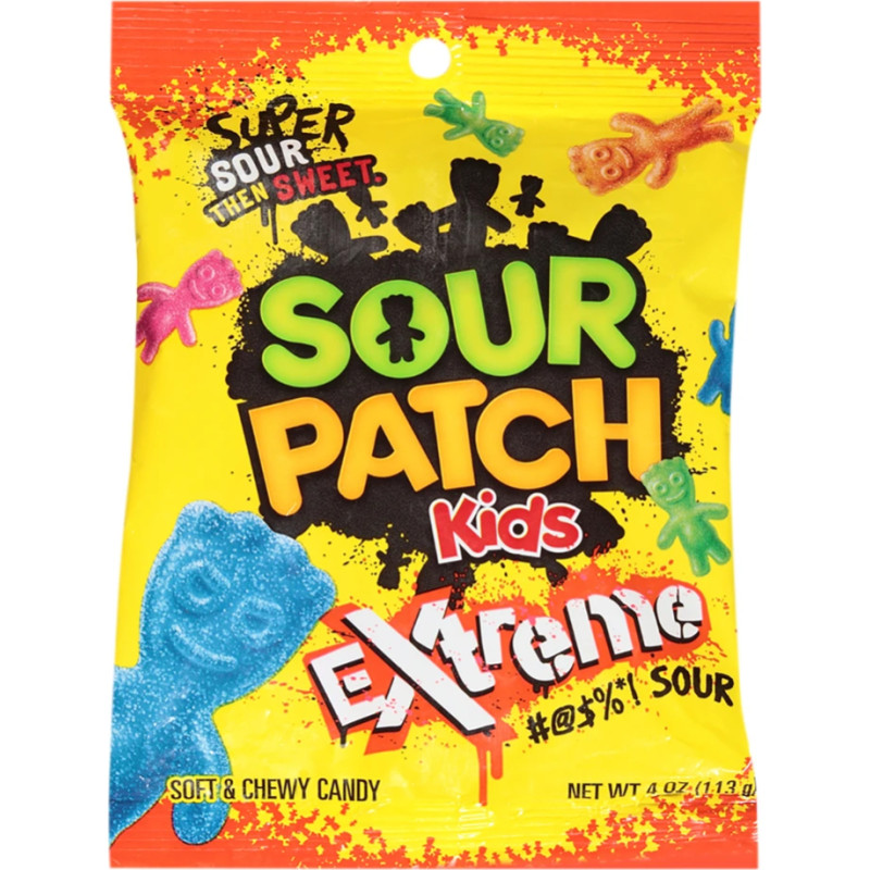 Sour Patch Kids Tropical jelly candies with tropical fruit flavor 113g