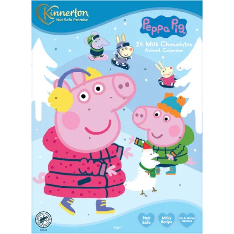 KINNERTON Peppa Pig Advent Calendar 40g