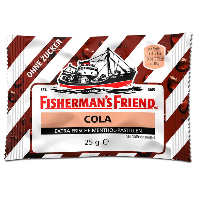 FISHERMAN'S FRIEND Colas garšas pastilas 25g