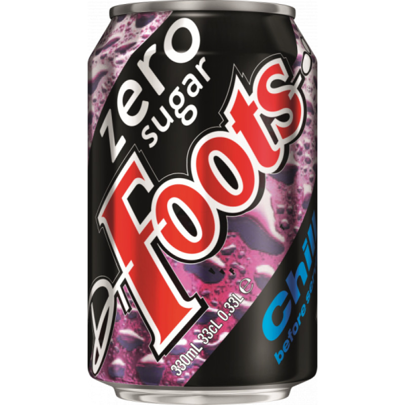 Лимонад DR.FOOTS Zero Sugar, в банке 330мл