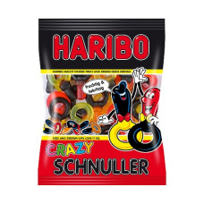 Haribo Crazy Schnuller želejkonfektes 200g