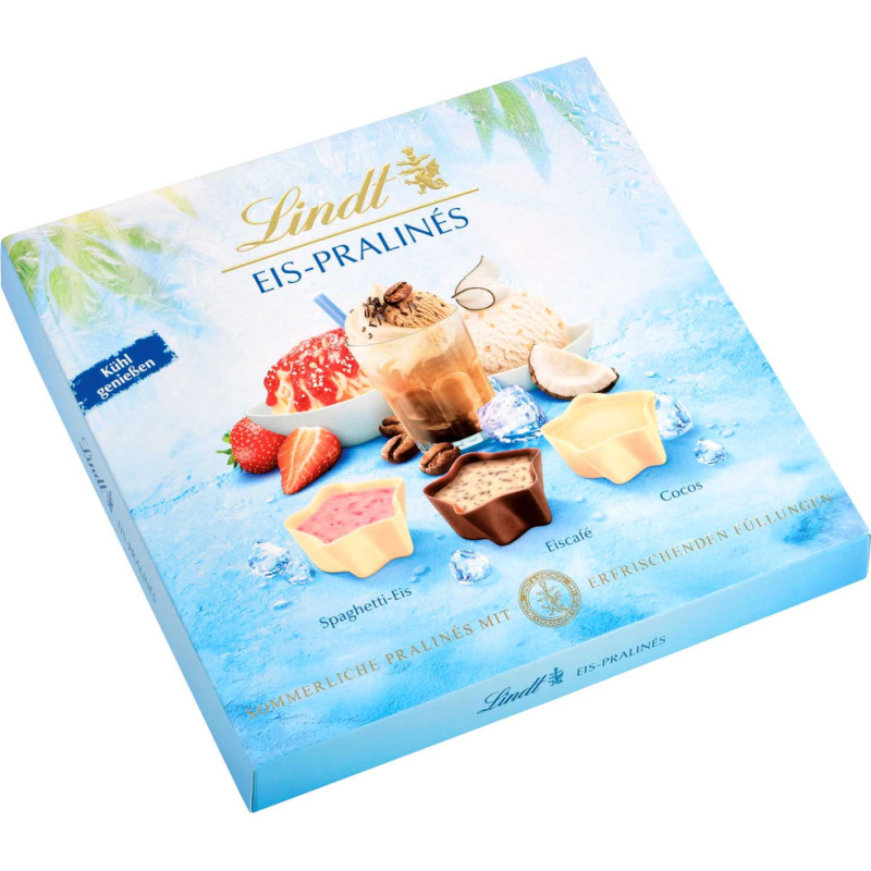 LINDT chocolate selection with Eis-Praline filling 148g