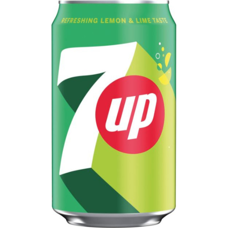 7UP UK limonāde, bundžiņā 330ml