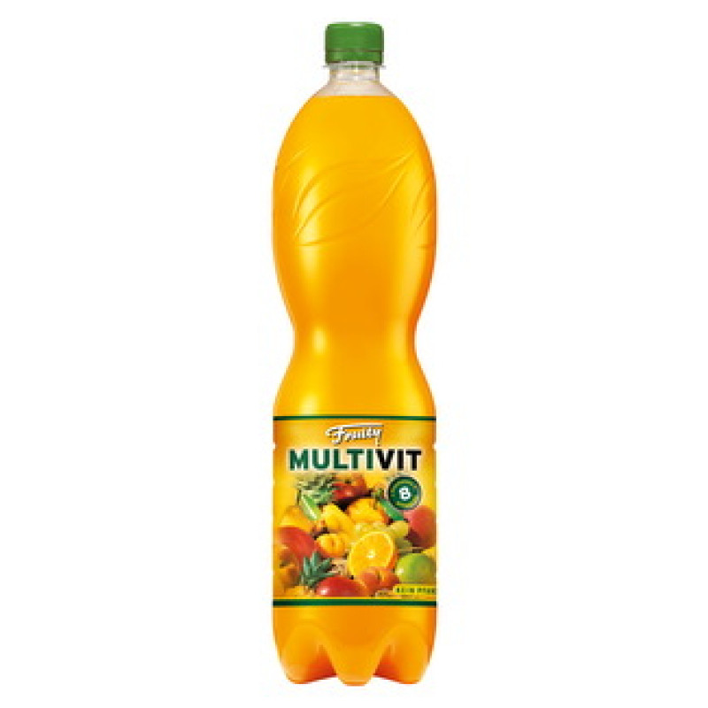 Fruity Multivit 12% multivitamīnu sulas dzēriens 1,5L