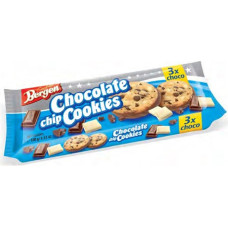 BERGEN cookies with white, milk and dark chocolate pieces 100g