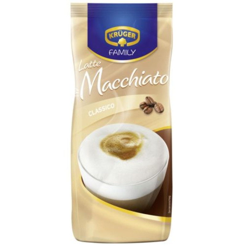 Kruger Cappuccino Latte Macchiatto coffee drink 500g