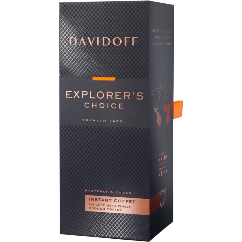 Davidoff Explorer's Choice šķīstošā kafija 100g