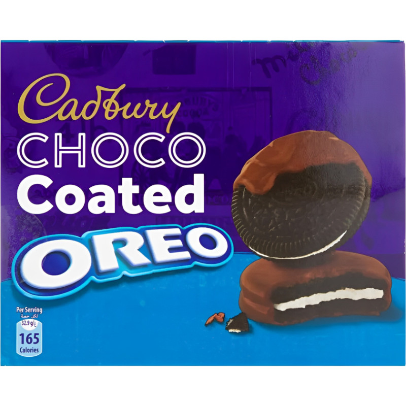 Cadbury Oreo cepumi piena šokolādes pārklājumā 197g